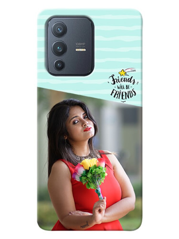 Custom Vivo V23 Pro 5G Mobile Back Covers: Friends Picture Icon Design