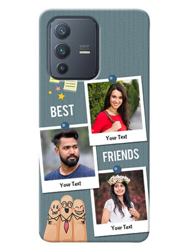 Custom Vivo V23 Pro 5G Mobile Cases: Sticky Frames and Friendship Design