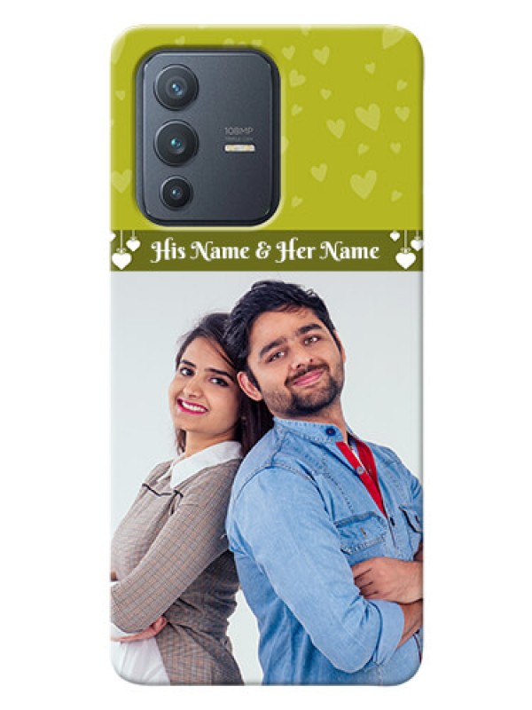 Custom Vivo V23 Pro 5G custom mobile covers: You & Me Heart Design