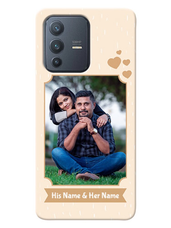 Custom Vivo V23 Pro 5G mobile phone cases with confetti love design 