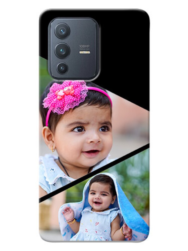 Custom Vivo V23 Pro 5G mobile back covers online: Semi Cut Design