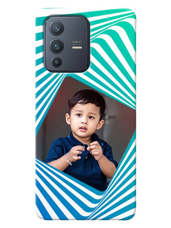 Custom Vivo V23 Pro 5G Personalised Mobile Covers: Abstract Spiral Design