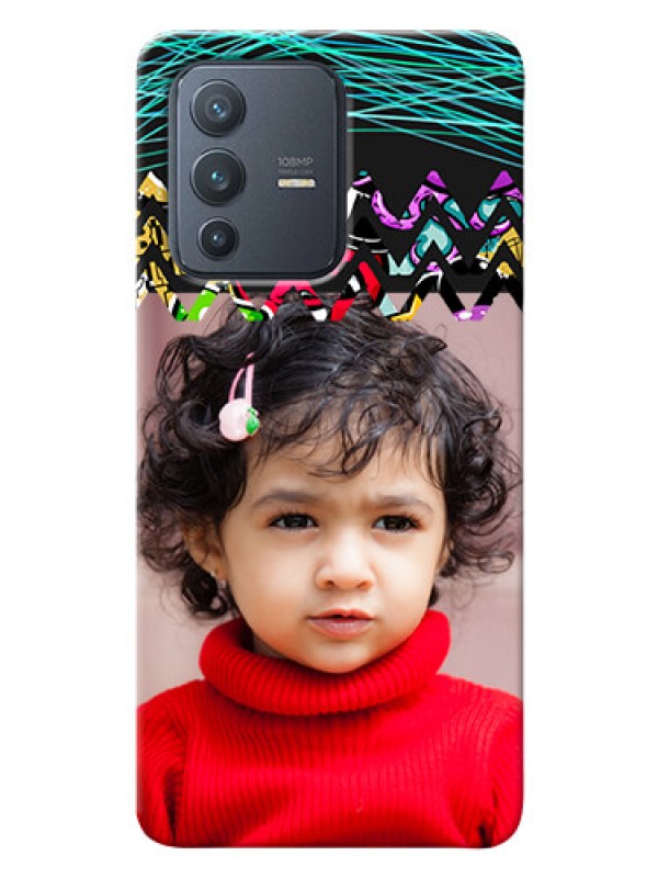 Custom Vivo V23 Pro 5G personalized phone covers: Neon Abstract Design