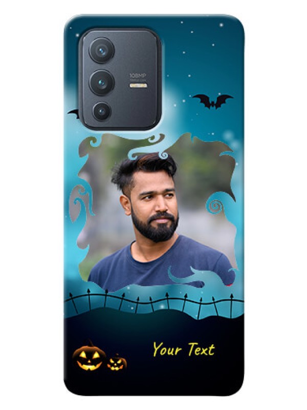 Custom Vivo V23 Pro 5G Personalised Phone Cases: Halloween frame design