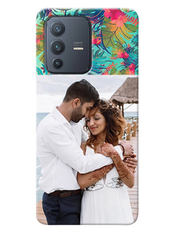 Custom Vivo V23 Pro 5G Personalized Phone Cases: Watercolor Floral Design