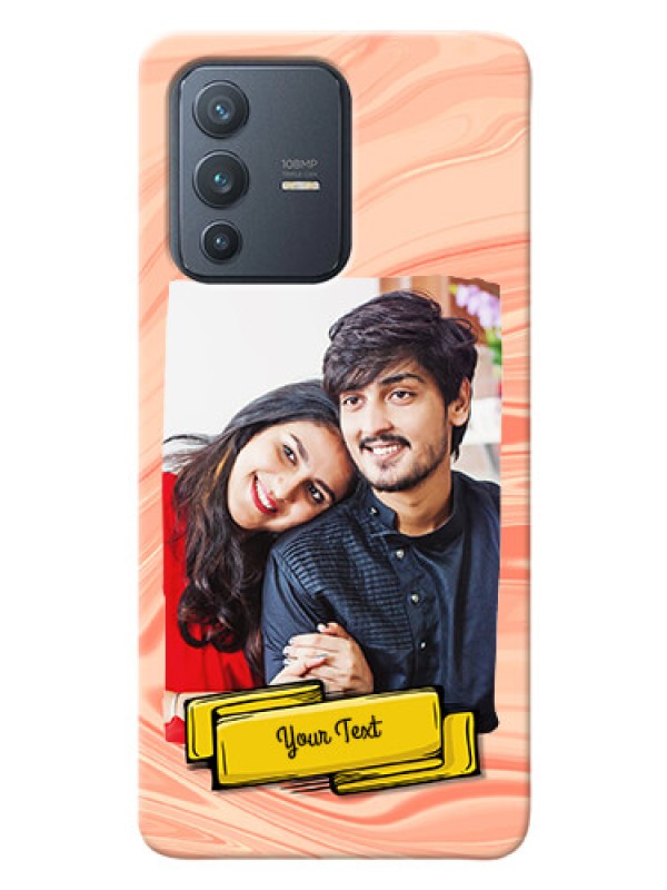 Custom Vivo V23 Pro 5G Customized Phone Cases: Marble Texture Design