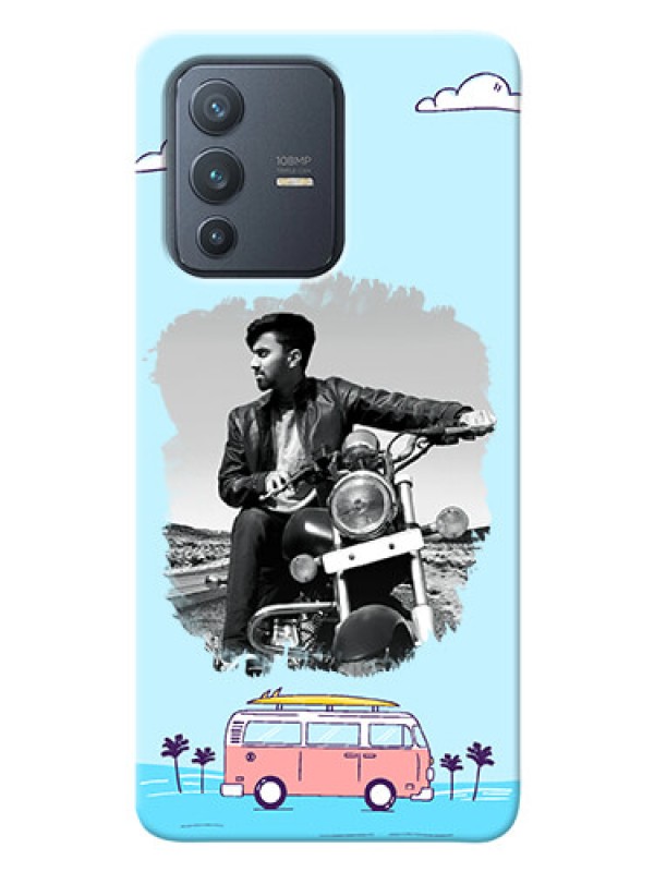 Custom Vivo V23 Pro 5G Mobile Covers Online: Travel & Adventure Design