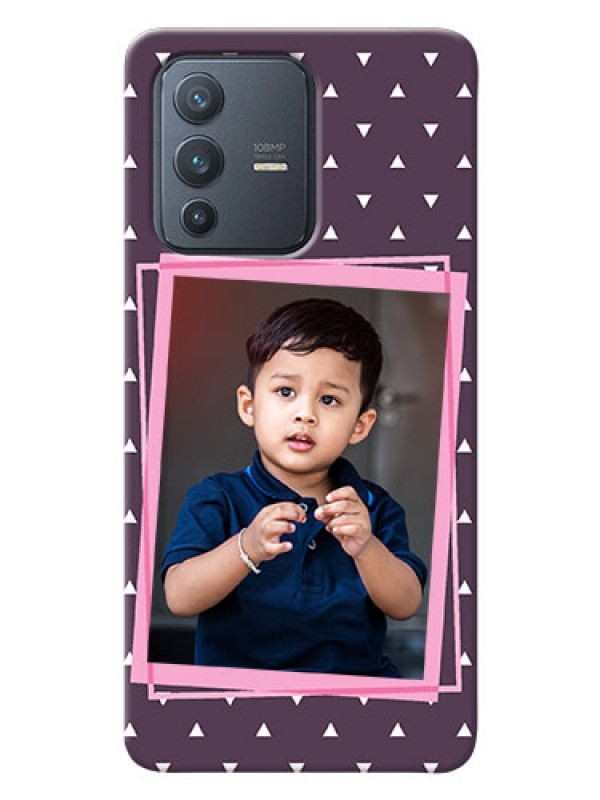 Custom Vivo V23 Pro 5G Phone Cases: Triangle Pattern Dotted Design