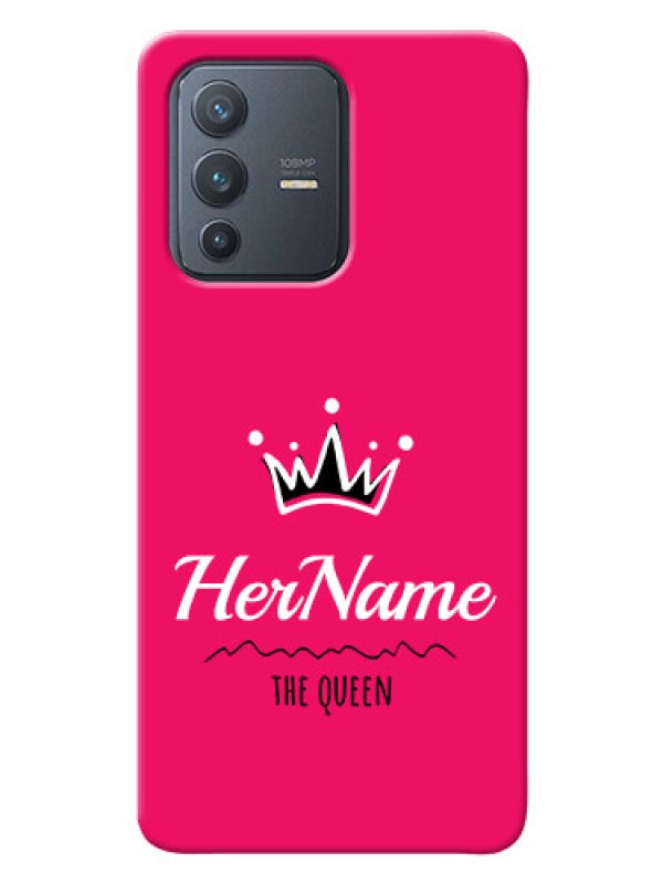 Custom Vivo V23 Pro 5G Queen Phone Case with Name