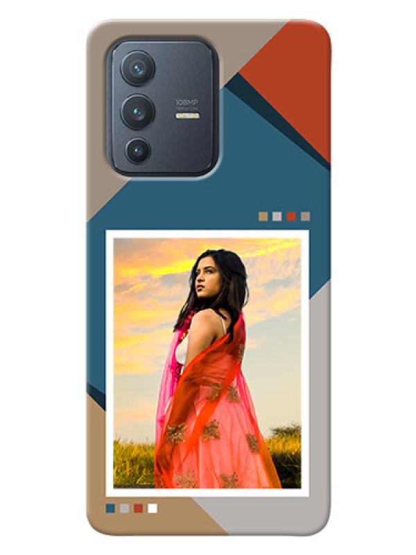 Custom Vivo V23 Pro 5G Mobile Back Covers: Retro color pallet Design