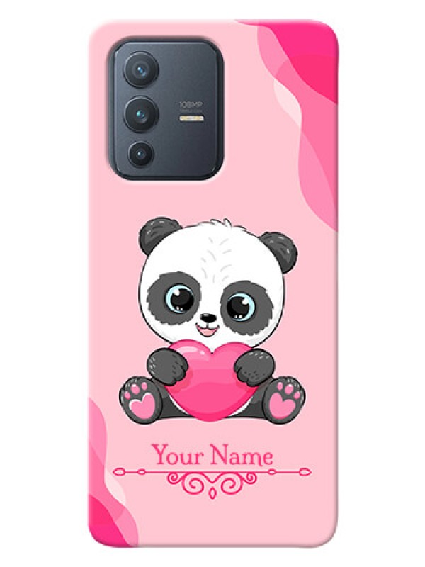 Custom Vivo V23 Pro 5G Mobile Back Covers: Cute Panda Design