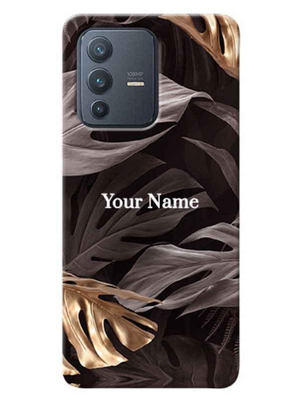 Custom Vivo V23 Pro 5G Mobile Back Covers: Wild Leaves digital paint Design