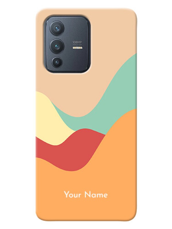 Custom Vivo V23 Pro 5G Custom Mobile Case with Ocean Waves Multi-colour Design