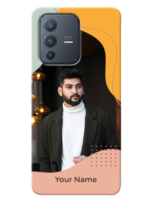 Custom Vivo V23 Pro 5G Custom Phone Cases: Tri-coloured overlay design