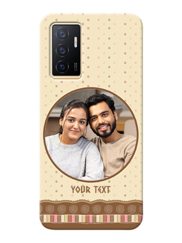 Custom Vivo V23e 5G Mobile Cases: Brown Dotted Mobile Case Design