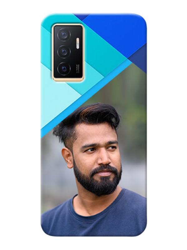 Custom Vivo V23e 5G Phone Cases Online: Blue Abstract Cover Design
