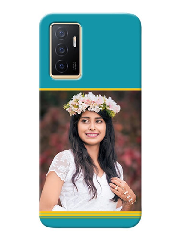 Custom Vivo V23e 5G personalized phone covers: Yellow & Blue Design 