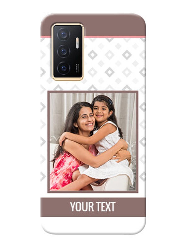 Custom Vivo V23e 5G custom back covers: Simple Diamond Design