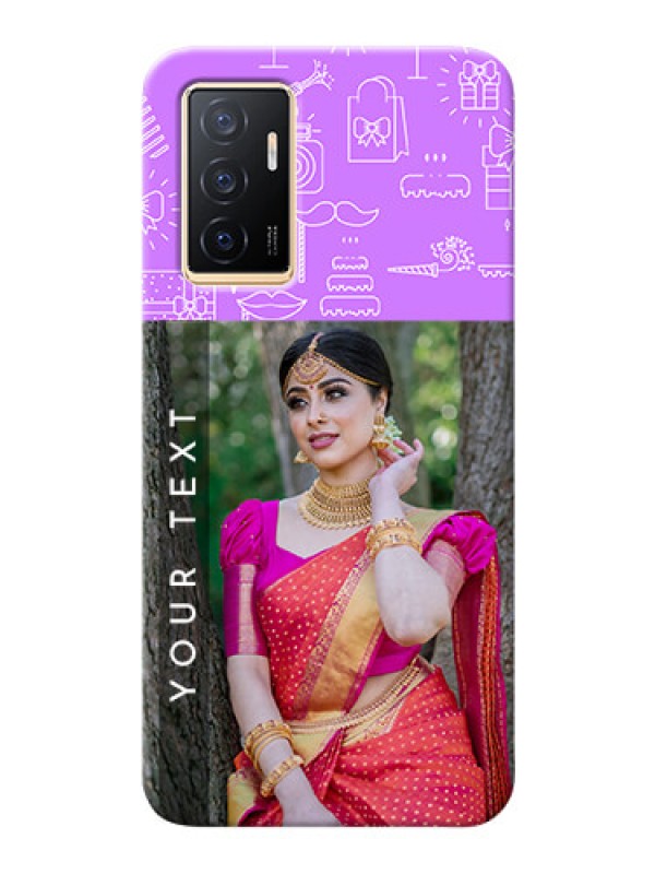 Custom Vivo V23e 5G Personalized Phone Cases: Birthday Icons Design