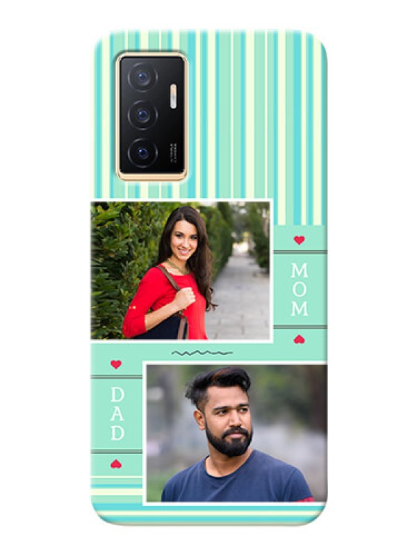 Custom Vivo V23e 5G custom mobile phone covers: Mom & Dad Pic Design