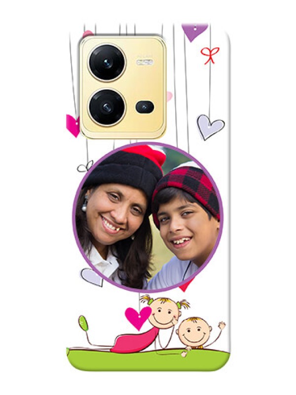 Custom Vivo V25 5G Mobile Cases: Cute Kids Phone Case Design