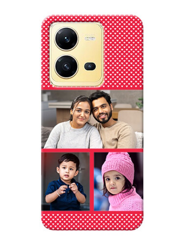 Custom Vivo V25 5G mobile back covers online: Bulk Pic Upload Design