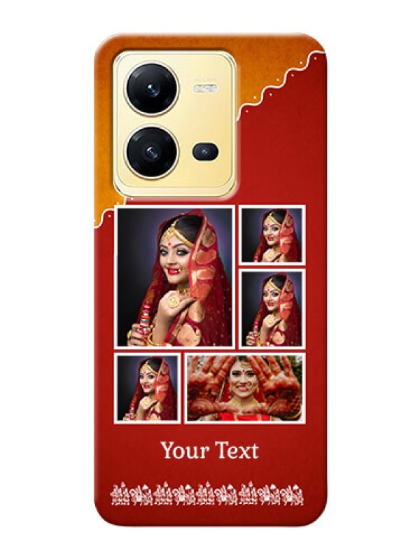 Custom Vivo V25 5G customized phone cases: Wedding Pic Upload Design