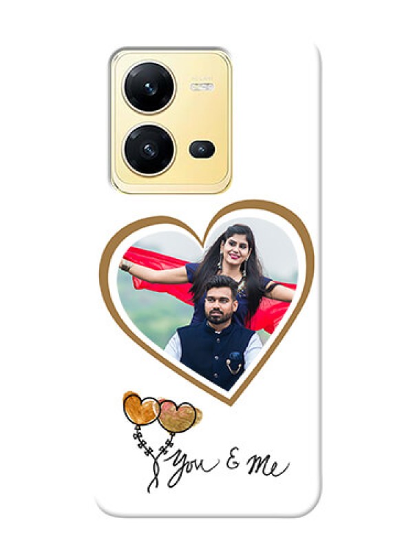 Custom Vivo V25 5G customized phone cases: You & Me Design