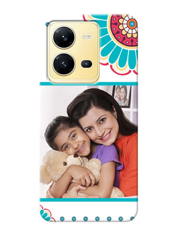 Custom Vivo V25 5G custom mobile phone cases: Flower Design