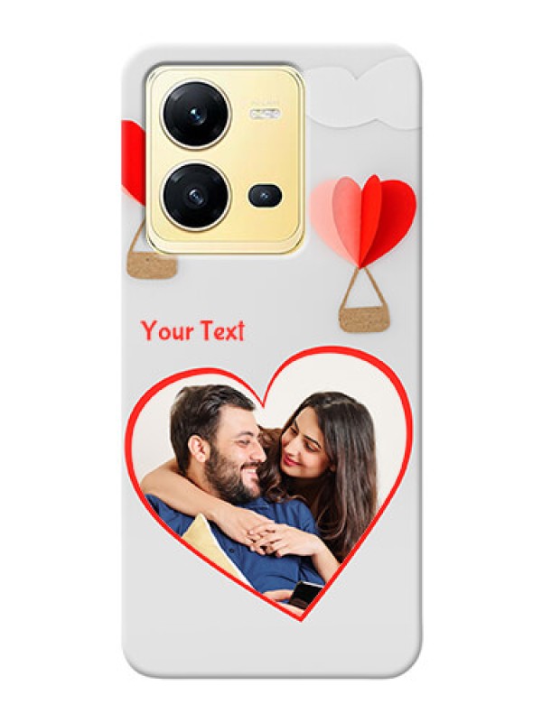 Custom Vivo V25 5G Phone Covers: Parachute Love Design