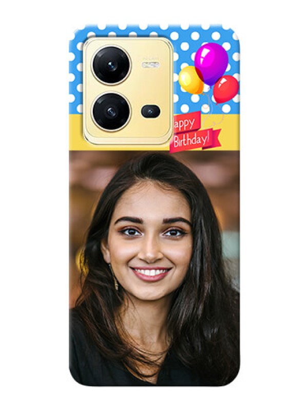 Custom Vivo V25 5G custom mobile back covers: Happy Birthday Design