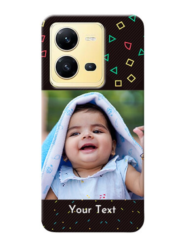 Custom Vivo V25 5G custom mobile cases with confetti birthday design