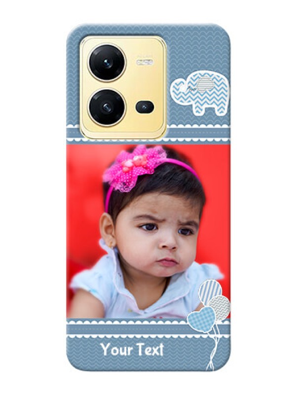 Custom Vivo V25 5G Custom Phone Covers with Kids Pattern Design