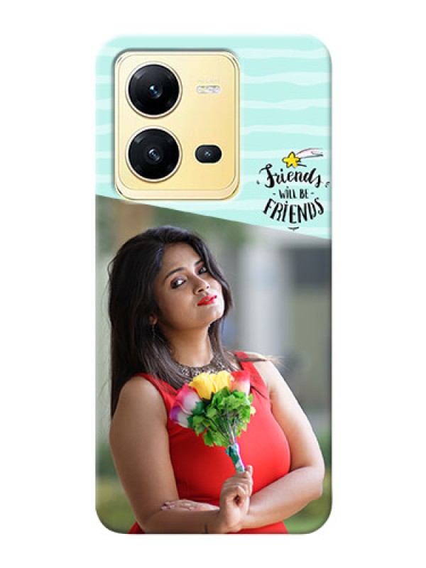 Custom Vivo V25 5G Mobile Back Covers: Friends Picture Icon Design