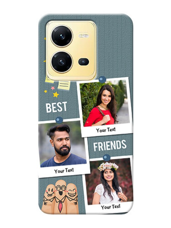Custom Vivo V25 5G Mobile Cases: Sticky Frames and Friendship Design