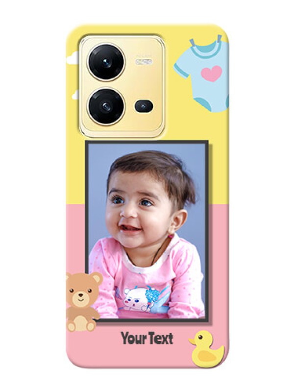 Custom Vivo V25 5G Back Covers: Kids 2 Color Design