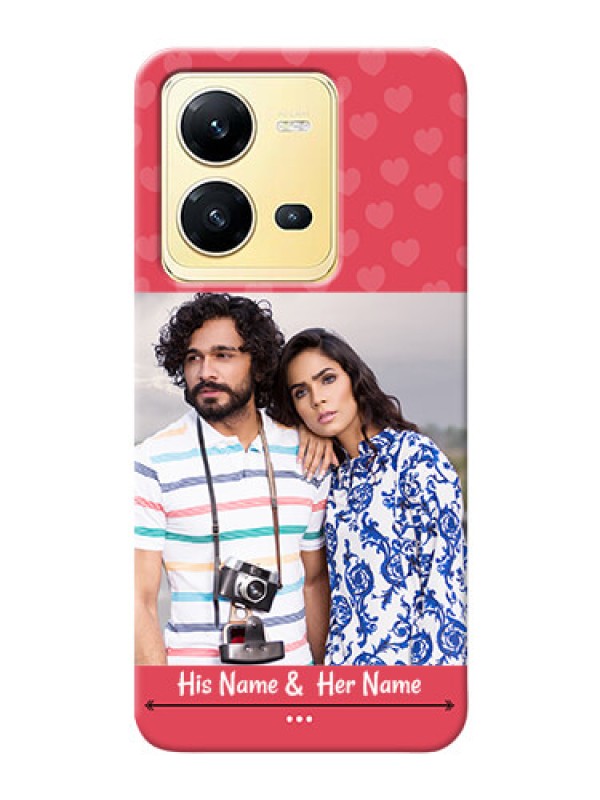 Custom Vivo V25 5G Mobile Cases: Simple Love Design