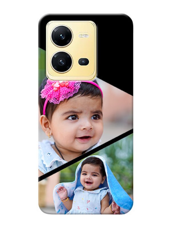 Custom Vivo V25 5G mobile back covers online: Semi Cut Design