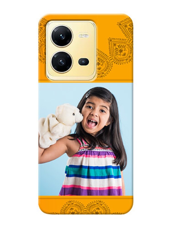 Custom Vivo V25 5G custom mobile back covers: Photo Wedding Design 