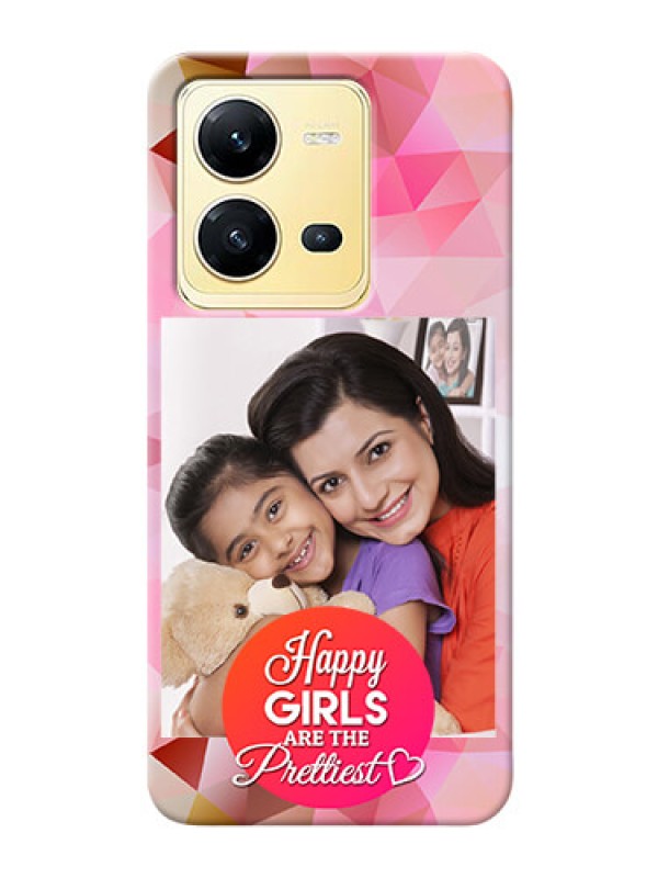 Custom Vivo V25 5G Personalized Phone Covers: Abstract Triangle Design