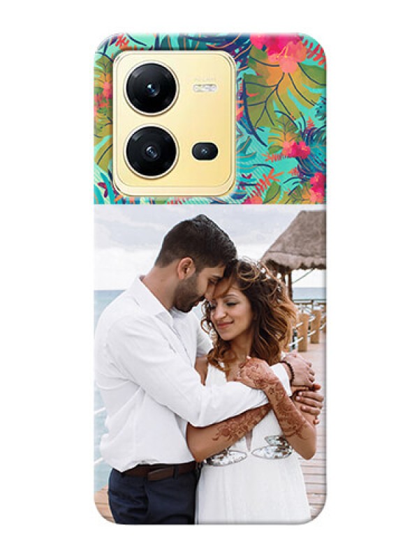 Custom Vivo V25 5G Personalized Phone Cases: Watercolor Floral Design