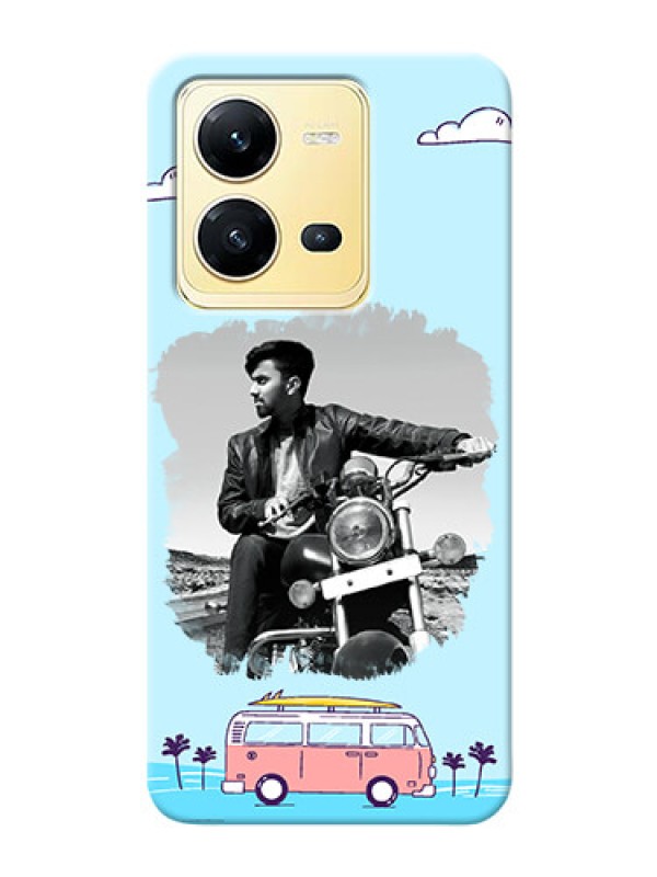 Custom Vivo V25 5G Mobile Covers Online: Travel & Adventure Design