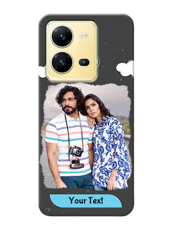 Custom Vivo V25 5G Mobile Back Covers: splashes with love doodles Design