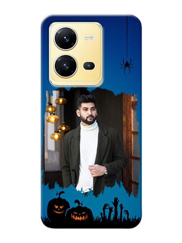 Custom Vivo V25 5G mobile cases online with pro Halloween design 