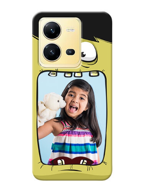 Custom Vivo V25 5G Mobile Covers: Cartoon monster back case Design