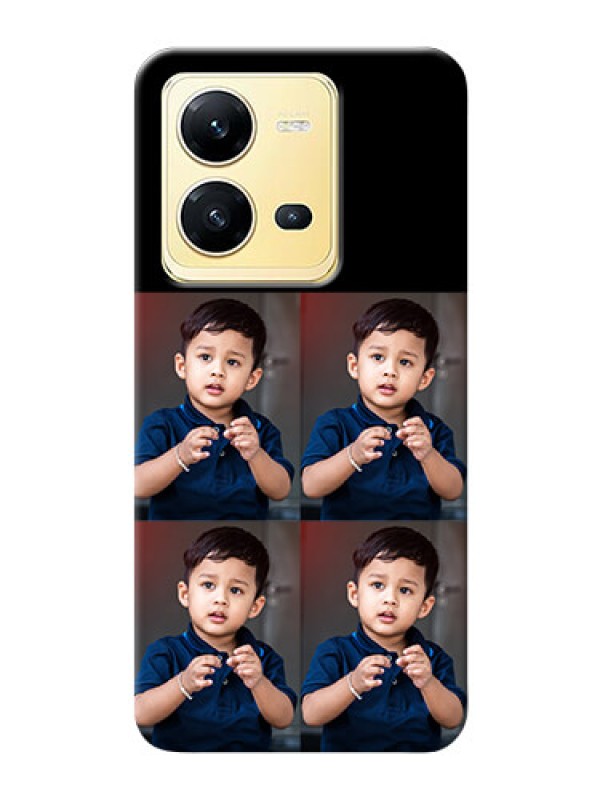 Custom Vivo V25 5G 4 Image Holder on Mobile Cover