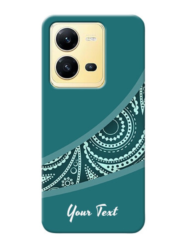 Custom Vivo V25 5G Custom Phone Covers: semi visible floral Design