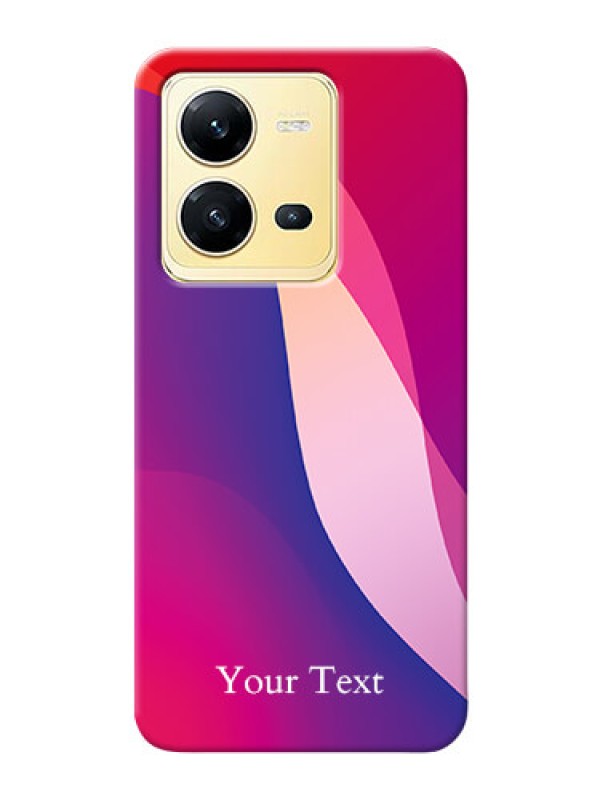 Custom Vivo V25 5G Mobile Back Covers: Digital abstract Overlap Design