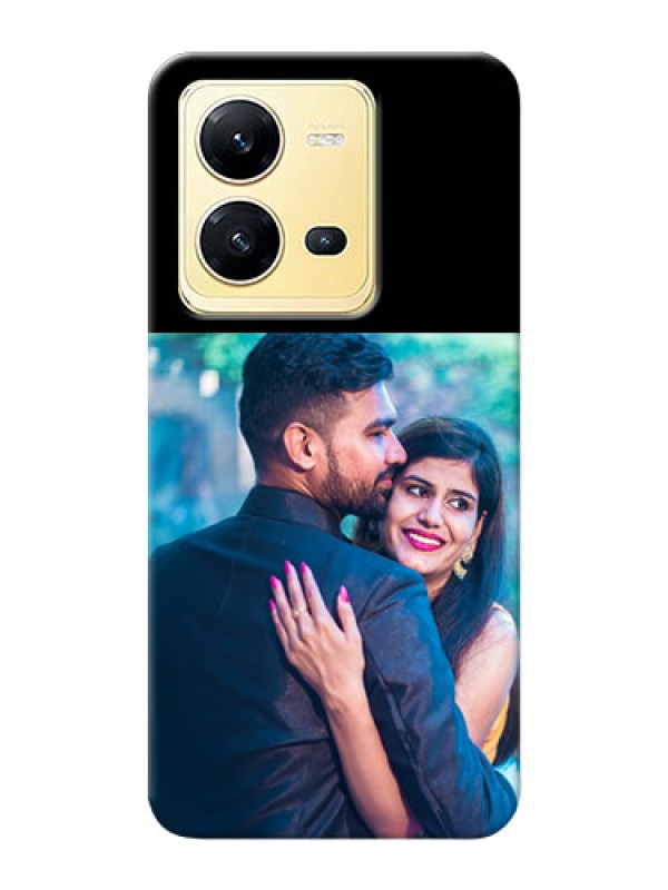 Custom Vivo V25 5G Custom Hard Phone Case - Upload Full Picture With Custom Color Design