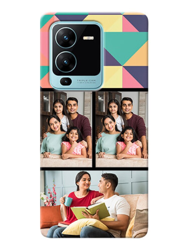 Custom Vivo V25 Pro 5G personalised phone covers: Bulk Pic Upload Design